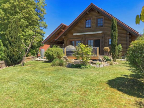 Wooden holiday home with sauna
